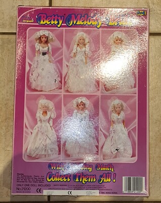 MGM MÉLODY MARIÉE MA PRINCESSE Poupée Mannequin Neuve Boîte Wedding Dress 90's EUR 25,99 - FR