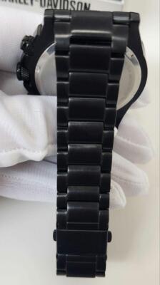 時計 Harley-Davidson MeBracelet Watch. 78B127 BULOVA 78B127 Harley Davidson Chronograph Quartz Black Men's