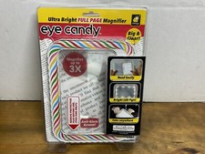 Eye Candy Ultra-Bright Full-Page Magnifier, As Seen On TV, Magnifies Up To 3X