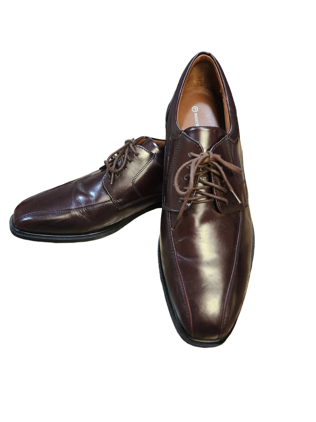 ADIDAS Scarpe Oxford eleganti Rockport Adiprene in pelle marrone taglia 13 M