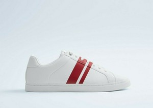 ZARA MAN SS 2020 WHITE PLIMSOLLS WITH 