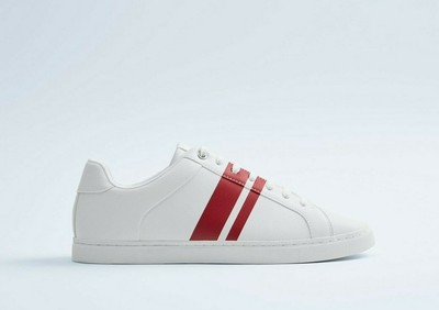 white plimsolls zara