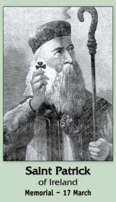 St. Patrick Prayer Card, 10-Pack, with Two Free Bonus Cards Also Included