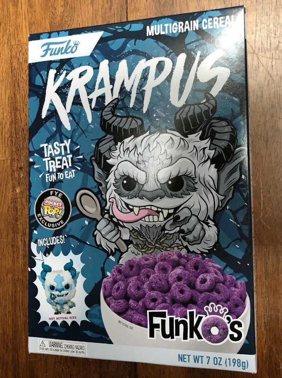 Funko Krampus Cereal Pocket Pop Exclusive Multigrain Christmas Horror Exp 081520