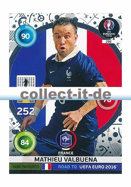 Panini Road to UEFA EURO 2016 - 292 - Mathieu Valbuena - Fans Favoutite