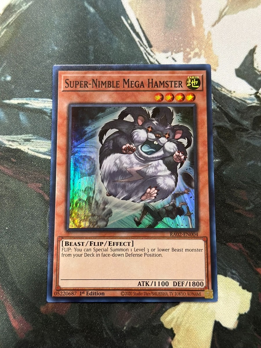 hamster yugioh card Amazon.com: YU-GI-OH! - Super-Nimble Mega Hamster (LC5D-EN226) - Legendary  Collection 5D's Mega Pack - 1st Edition