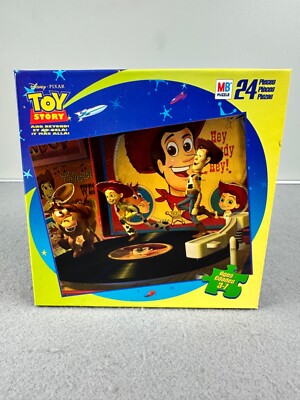 2002 DISNEY PIXAR TOY STORY WOODY & JESSIE PUZZLE 24 PIECE 10'' X 13'' VINTAGE
