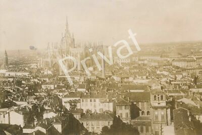 Foto WK I, Luftaufnahme Mailand Dom Panorama B 1.81