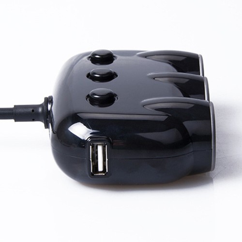 Phone Adaptors Charger Multifunctional Dual USB Adapter Three Lighter - Photo 10 sur 11