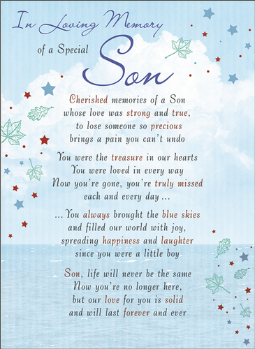 Memorial graveside card Mum Dad Sister remembrance plastic coated waterproof - Picture 35 of 35