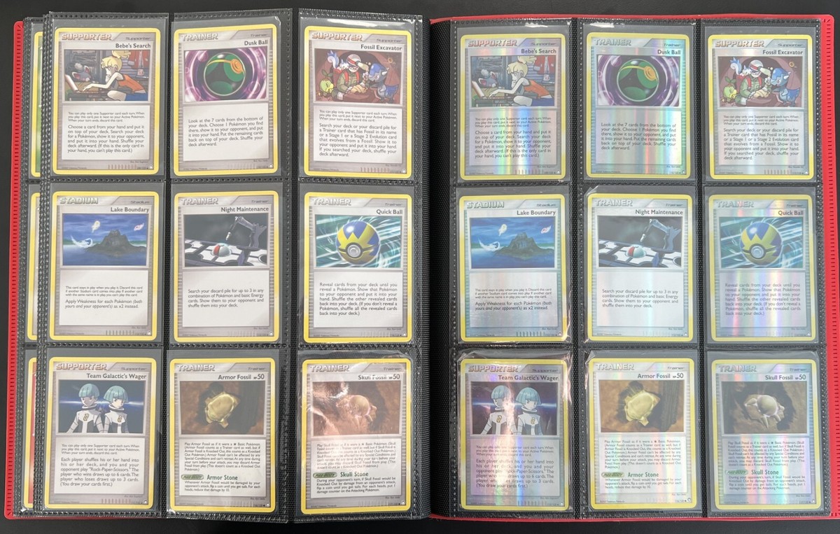 Pokemon TCG Mysterious Treasures 244 Card Master Set w/ Foils, Lv