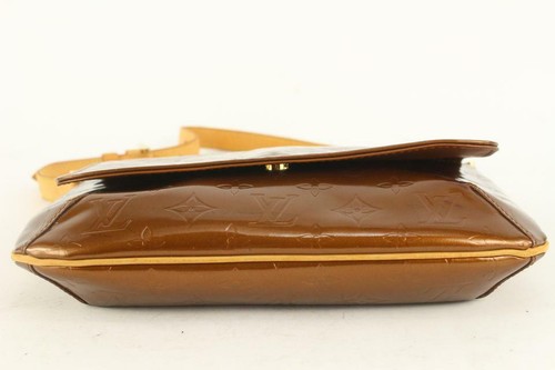 Louis Vuitton Bronze Vernis Copper Thompson Street Musette Flap Bag 13lv110 - Bild 7 von 11