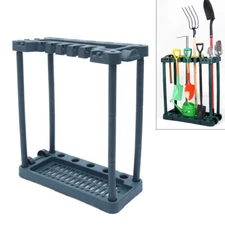 Garage Tool Rack Broom Mop Holder Garden Lawn Utility Storage Stand Organizer
