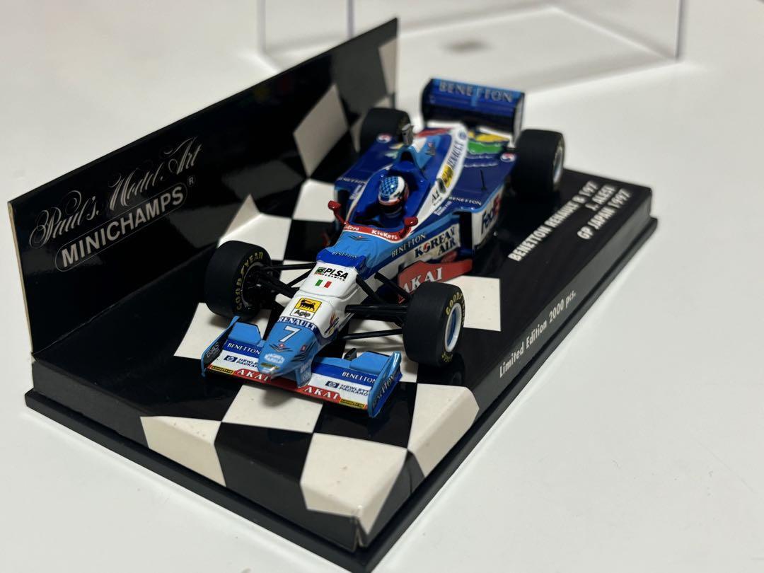 MINICHAMPS 1/43 BENETTON RENAULT B197 J. Alesi GP Japan 1997