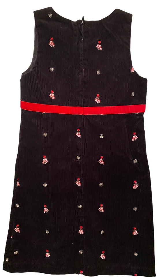 Vestido Jersey Hartstrings Negro Pana Patinador Copo de Nieve Niñas 12 Foto 2 de 4