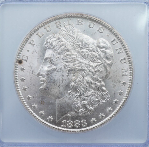 1883-CC Morgan Silver Dollar ICG MS63 - U872 - Picture 3 of 4