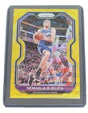 2020-21 PANINI PRIZM BASKETBALL TMALL NEMANJA BJELICA GOLD WAVE SSP NO. 190