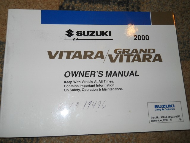 Suzuki vitara manual