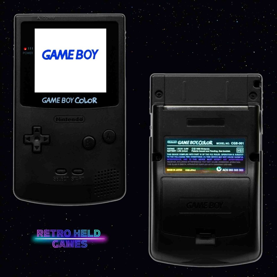 Gbc Gameboy Color GBC Console with Backlit OLED Screen Optional USB-C ...