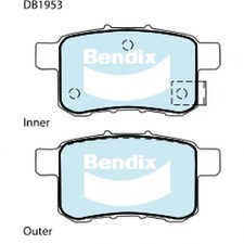 BENDIX GCT DISC BRAKE PAD SET DB1953 GCT