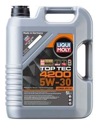 LIQUI MOLY 3707 Motoröl 5L Top Tec 4200 5W-30 für LEXUS MAZDA MERCEDES-BENZ