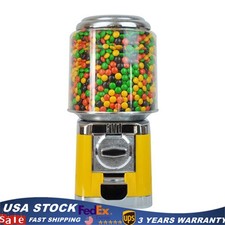 Commercial Bulk Vending Candy Machine Small Automatic Gumball Treat Dispenser US