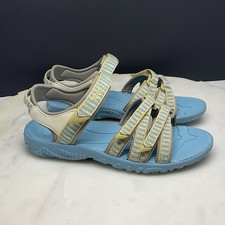 Teva Tirra Sport Sandals Girls 2 Youth Strappy Stacks Cocoon Trail Water ShocPad