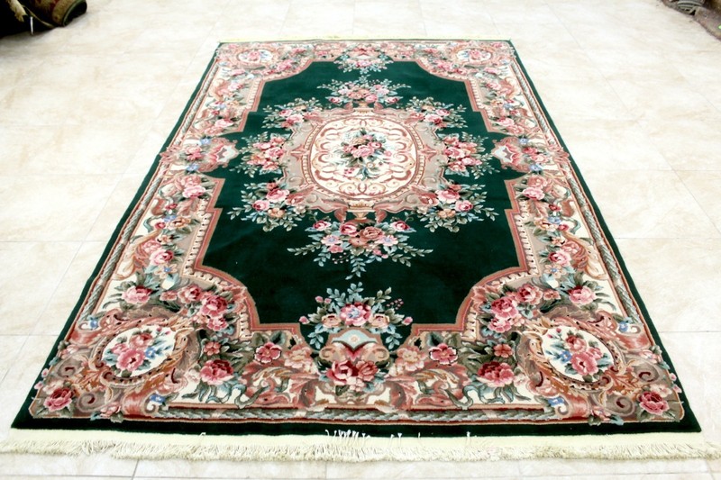 9X6 EXQUISITE MINT 300+KPSI HAND KNOTTED VEGETABLE DYE TABRIZZ TURKISH WOOL RUG