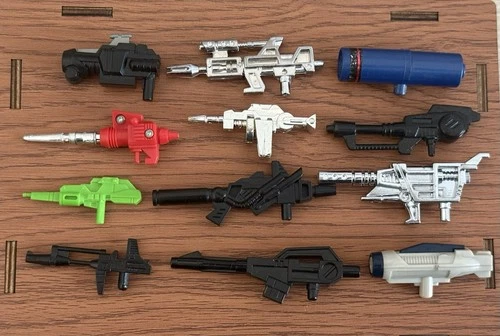 Vintage Transformers G1 Weapon Parts & Accessories - Lot of 12