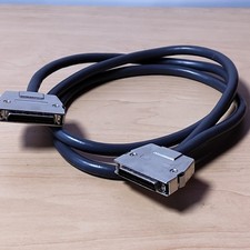 Nice SCSI Half Pitch DB50 HPDB50 Male to Male Cable 5 ft Gray