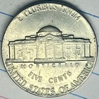 1974-P AU 5C Jefferson Monticello Nickel A1103 — photo 2