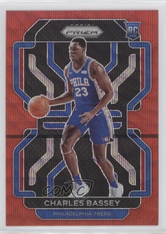 2021-22 Panini Prizm Ruby Wave Prizm Charles Bassey #304 fm0