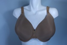 Natori 736037 Underwire Lined Double Lace Trim Full Coverage Bra size 40DDD