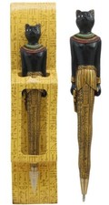 EBROS Egyptian Bastet Cat Ballpoint Pen Set of 2 Pcs