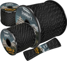 Reflective Paracord Rope 850Lb 4mm 11 Strand Camping Tying Hiking Hunting