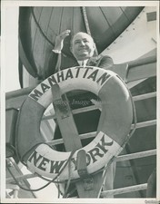 1938 Photo John Flournoy Montgomery Hungary Minister Budapest Return Travel 7X9