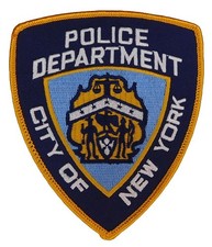 Pack of 6 City of New York Police Department Embroidered Iron On Patch PML-192