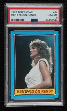 1987 Topps WWF Miss Elizabeth #44 PSA 8 0h2x
