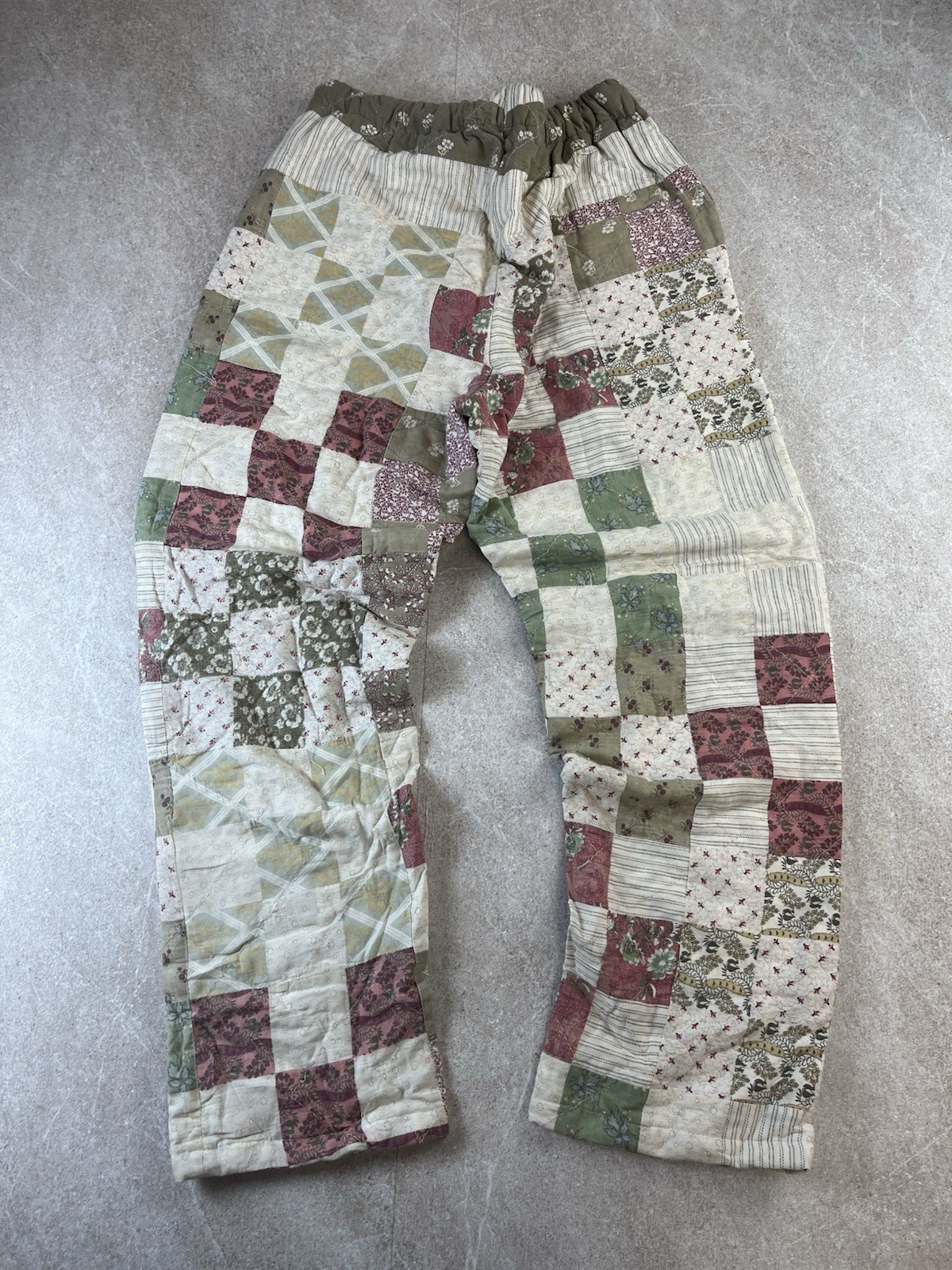 HANDMADE Quilted Patchwork Pants Cottagecore Boho… - image 7