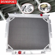 Aluminum Radiator For 1983-1994 1984 Ford F150 F250 F350 F59 Diesel 6.9L 7.3L V8