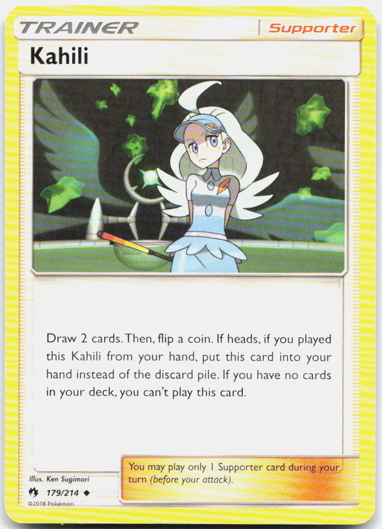 Kahili 179/214 Uncommon Lost Thunder Pokemon LP