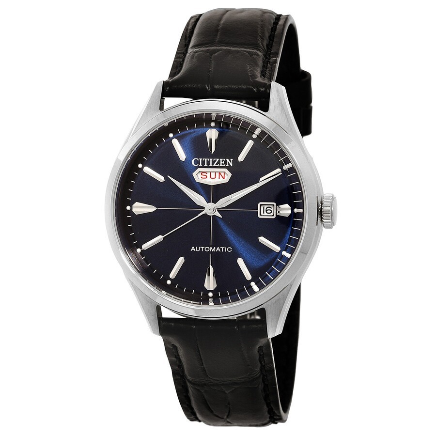 Citizen Men's Automatic Blue Dial Stainless Steel Watch - NH8390