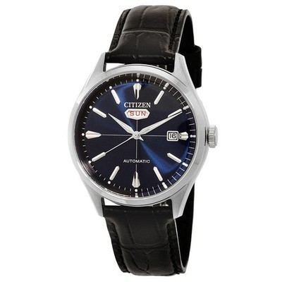 Citizen Men's Automatic Blue Dial Stainless Steel Watch - NH8390
