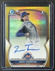 ZACH THORNTON 2023 BOWMAN CHROME DRAFT AUTO GOLD REFRACTOR 1ST PROSPECT 29/50