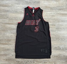 adidas Miami Heat 2012 Dwyane Wade 3 Swingman Jersey Alternate Sewn Mens Large