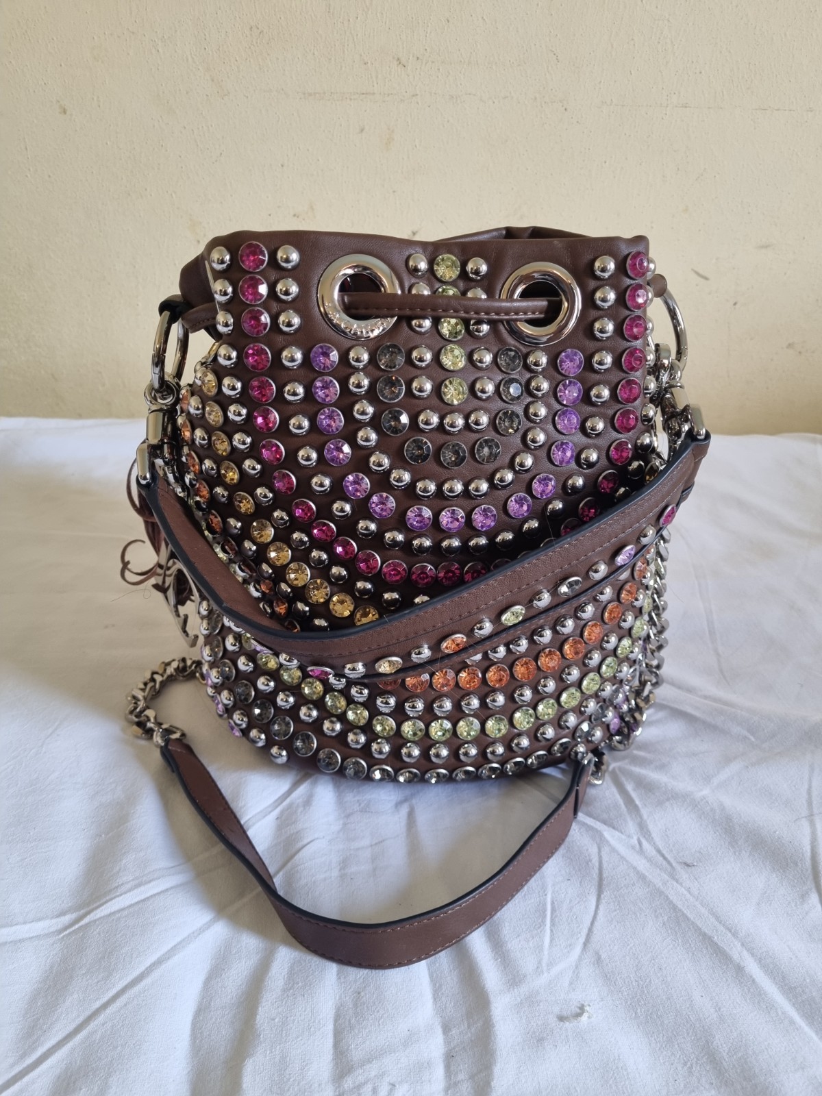La Carrie Borsa Mirror Bucket donna
