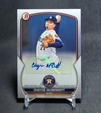 Chayce McDermott Prospect Rookie Auto 2023 Bowman Card #PPA-CMT Orioles/Astros