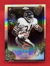 Walter Payton 2025 Topps Chrome Fortune 15 Refractor #F15-34 Chicago Bears