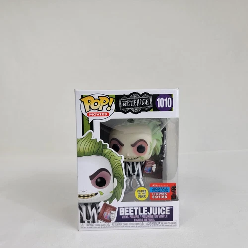 Funko Pop BEETLEJUICE Handbook GLOW IN THE DARK NYCC 2020 EXCLUSIVE 1010 New