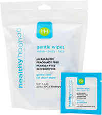 Flushable Feminine Wipes Individually Wrapped, Travel Size Wipes for Women, Ph B